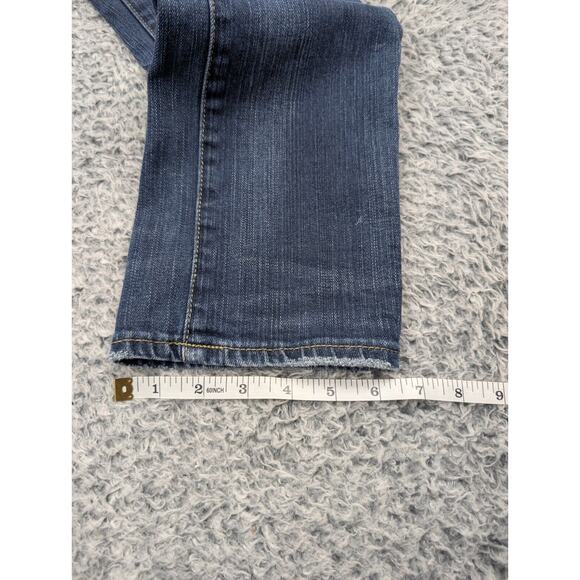 American Eagle Jeans Men 30x30 Blue Skinny Fit Stretch Distressed Grunge Casual - Picture 8 of 9